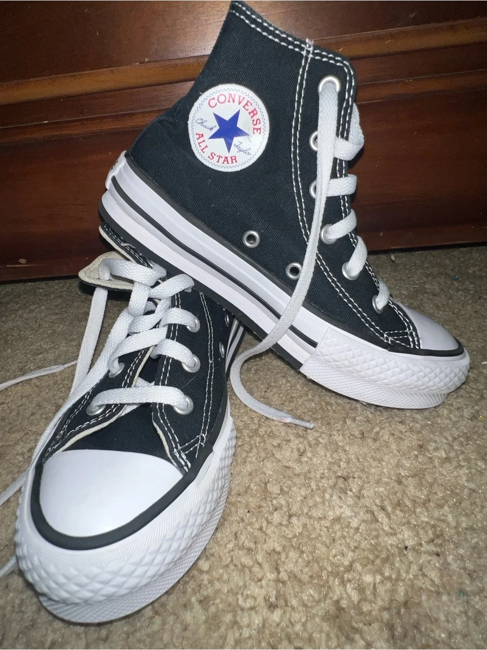 Converse High Top Sneakers - Black & White